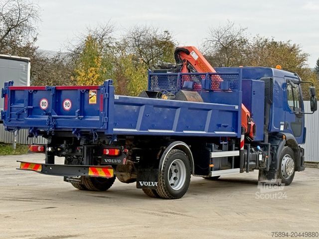 Żuraw samochodowy VOLVO FL280 KIPPER 4,35m *  PALFINGER PK 10000 + FUNK