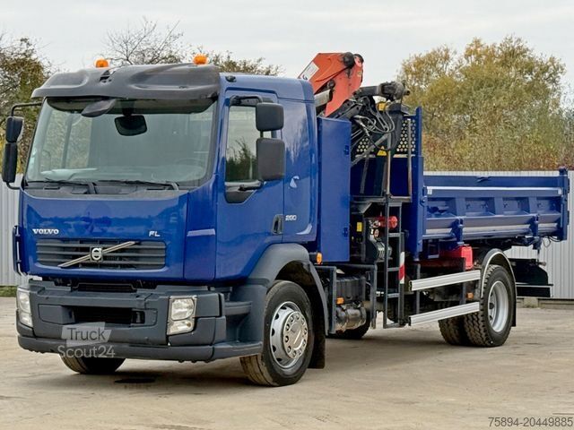 Wywrotka VOLVO FL280 KIPPER 4,35m *  PALFINGER PK 10000 + FUNK