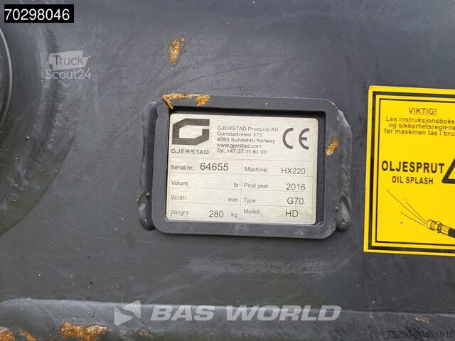 Pelle sur chenilles Hyundai HX220 L ROTOTILT