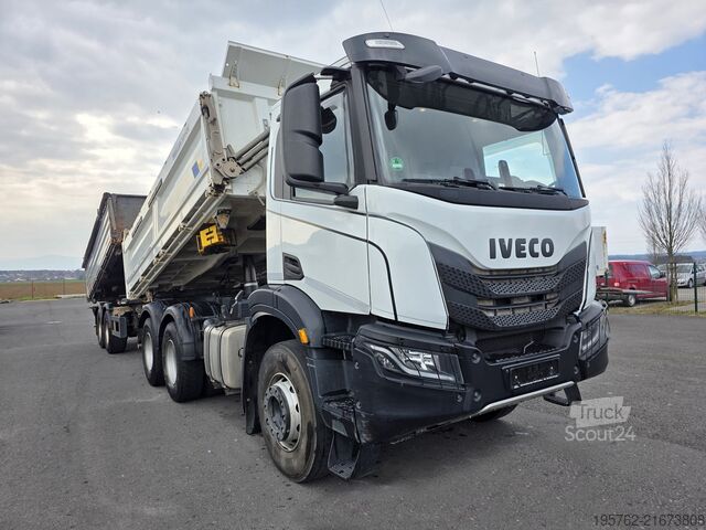 Autocamion basculant tridirecțional IVECO AD300XZ X-Way 480 6x4 Meiller Bordmatic