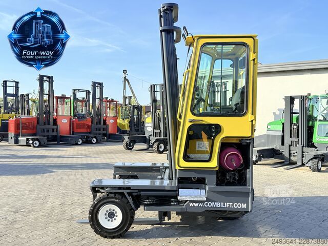 čtyřcestný vysokozdvižný vozík Combilift C3000XL GAS DUPLEX 4550 SIDE SHIFT