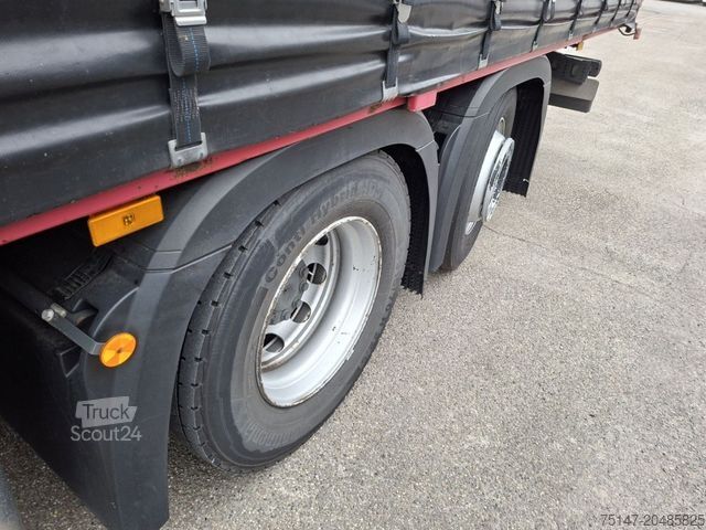 Autocarro con pianale e telone MERCEDES-BENZ 2536 L 6x2*4 Lenk/Lift Retarder Edscha ACC