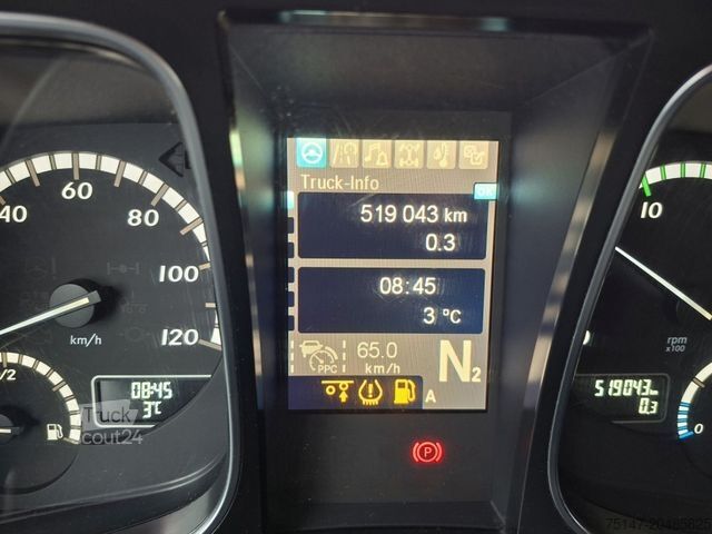 Autocarro con pianale e telone MERCEDES-BENZ 2536 L 6x2*4 Lenk/Lift Retarder Edscha ACC