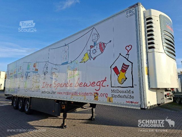 Semi-remorque frigorifique Schmitz Cargobull Tiefkühler Multitemp Doppelstock Trennwand