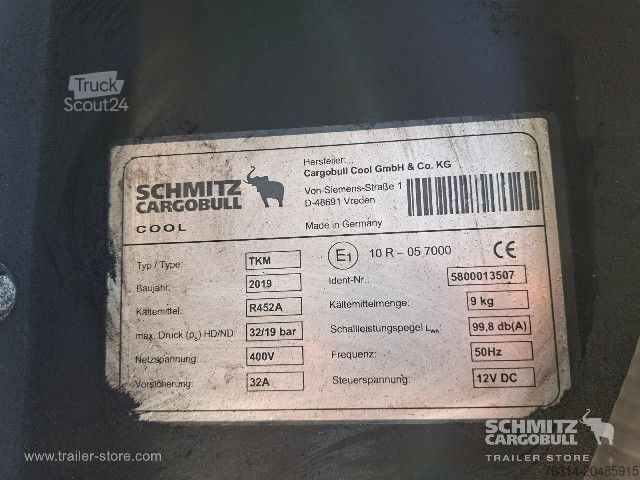 Semi-remorque frigorifique Schmitz Cargobull Tiefkühler Multitemp Doppelstock Trennwand