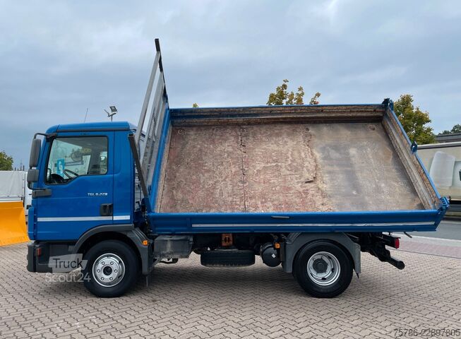 Trijų pusių savivartis furgonas MAN TGL 8.220 Meiller/ 2x AHK+Öl/ Diff-Sperre
