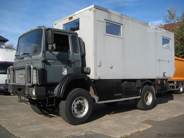 Avtagbar hytt IVECO Magirus 110-17AW 4x4 ex-Militär Vollausbau *TÜV*