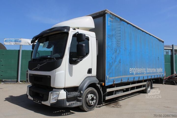 Kamion sa ravnom platformom i ceradom VOLVO FL 210 4x2 BL - Nr.: 611