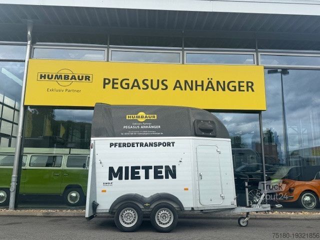 Přívěs pro přepravu koní HUMBAUR Single Alu 1,5er Pferdeanhänger SK TOP