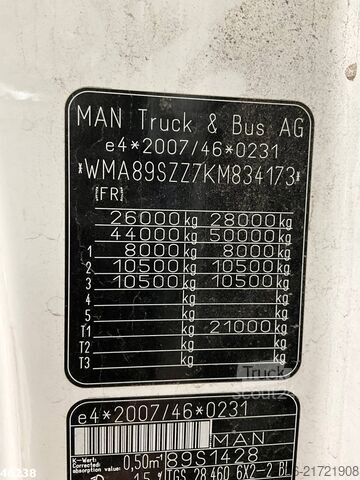 نظام ذراع الخطاف MAN TGS 28.460 Euro 6 20 Ton haakarmsysteem