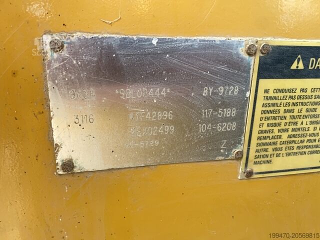 Carregador rastreado Caterpillar 963b