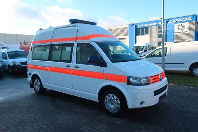 Autospecială de pompieri VOLKSWAGEN T5 Transporter Hochdach lang/KTW/Klima/FN: A94