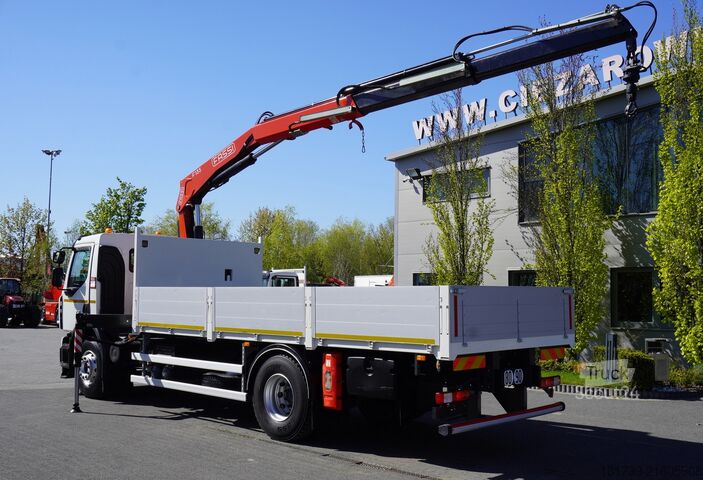Piattaforma con gru Renault C280 DTI 8/ FASSI crane F135a.22 /15EPAL