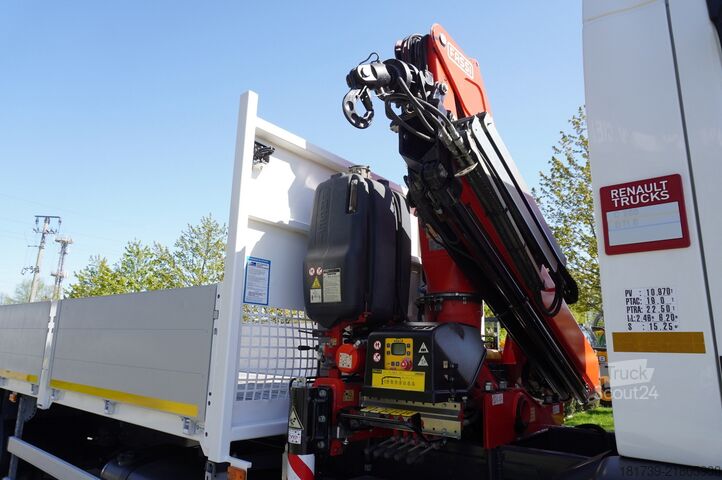 Piattaforma con gru Renault C280 DTI 8/ FASSI crane F135a.22 /15EPAL