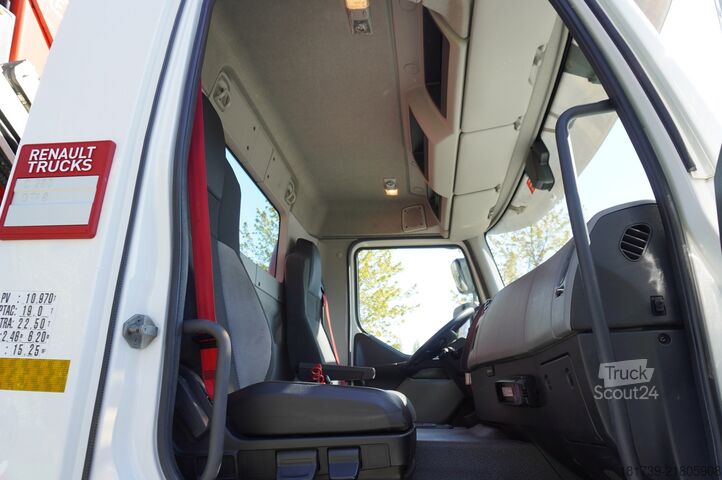 Piattaforma con gru Renault C280 DTI 8/ FASSI crane F135a.22 /15EPAL