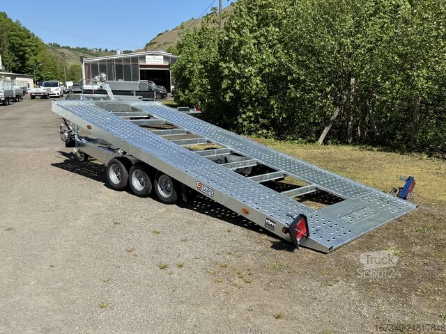 Príves na prepravu áut SARIS AT 480 200 3500 3 Tridem kippbar