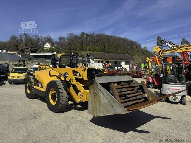Chariot télescopique CATERPILLAR TH514C Schaufel+DrehGabel Wage 4x4x4