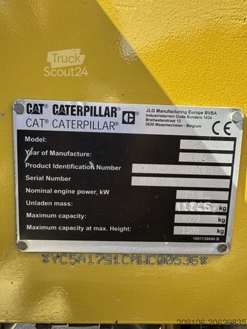 Φορτωτής με ελαστικά CATERPILLAR TH514C Schaufel+DrehGabel Wage 4x4x4