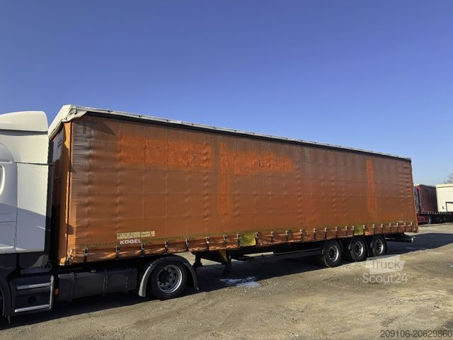 Open oplegger met zeil KÖGEL SN 24-1 SAF
