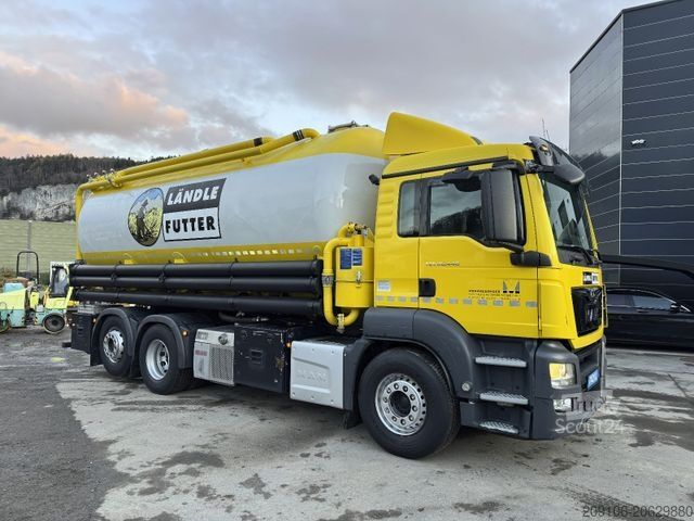 Tartálykocsi MAN TGS 26.440 Silo 5 Kammern Retarder Kompresor Top