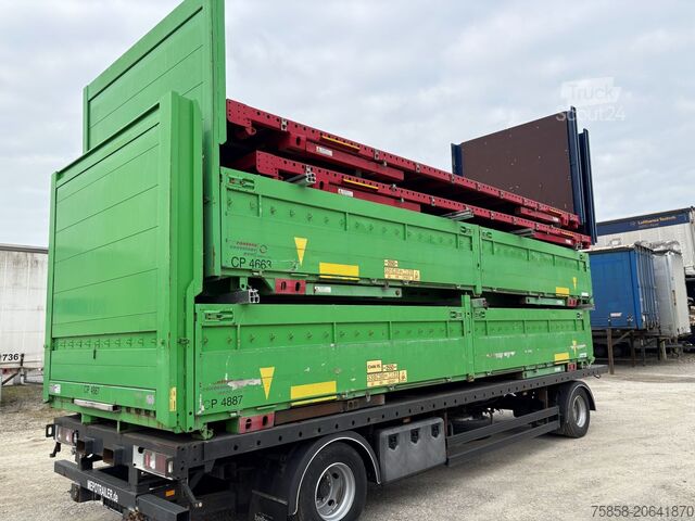 змінне шасі Krone Baustoff 7,45m Zurringe Bordwände Türen