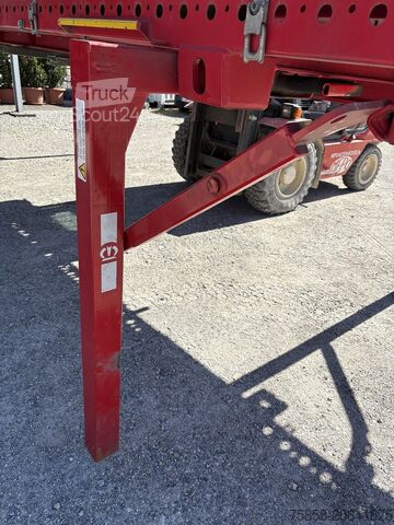 Платформа зі змінною надбудовоюЗмінний кузов із платформоюВагон-платформа зі змінною надбудовоюЗмінн Krone 7,45m BDF Baustoff Multilockrahmen