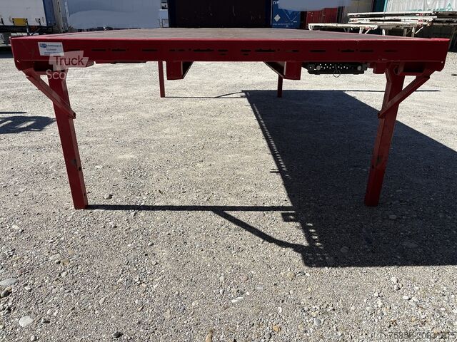 Платформа зі змінною надбудовоюЗмінний кузов із платформоюВагон-платформа зі змінною надбудовоюЗмінн Krone 7,45m BDF Baustoff Multilockrahmen