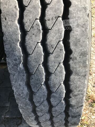 Причіп з бортовою платформою та тентом SCHMITZ 3Achser Bundeswehr mit HU+SP TOP Zustand