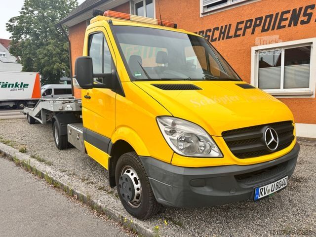 Autotransporter MERCEDES-BENZ Sprinter 518 CDI, Minisattel mit Auflieger