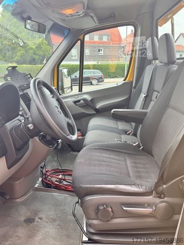 Autotransporter MERCEDES-BENZ Sprinter 518 CDI, Minisattel mit Auflieger
