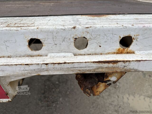 Carroçaria de troca aberta Krone 7,82m Baustoff Brücke Multilockrahmen