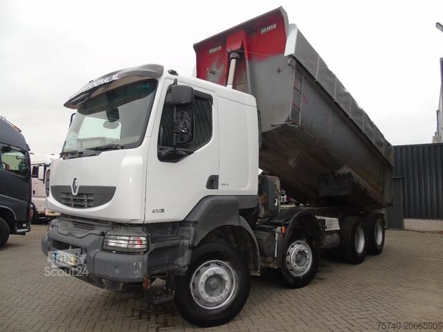 Tipper Renault Kerax 410DXI + 8X4 + MANUAL + SPRING