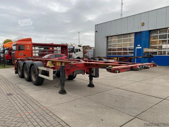 Trasporto di container Van Hool Tank chassis / ADR / BPW + DISC / 20-30 FT