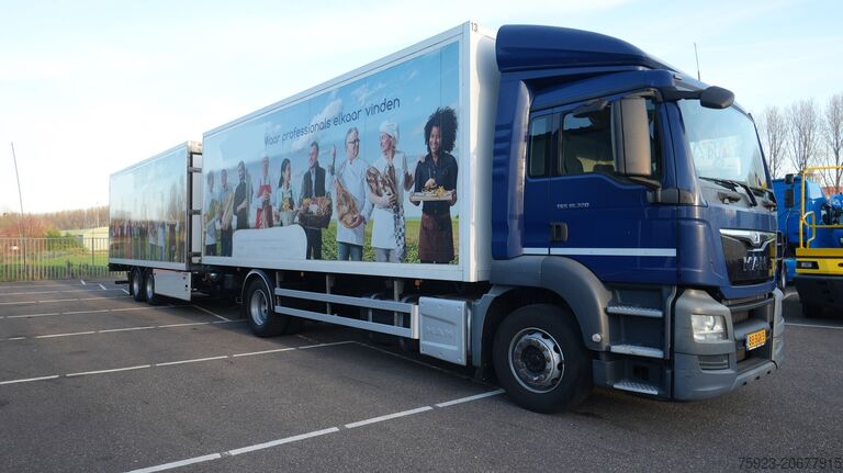Kühl-/Tiefkühltransport MAN TGS 18.320 FRIGO COMBI WITH DRACO FRIGO TRAILER