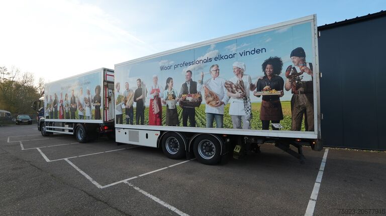 Kühl-/Tiefkühltransport MAN TGS 18.320 FRIGO COMBI WITH DRACO FRIGO TRAILER