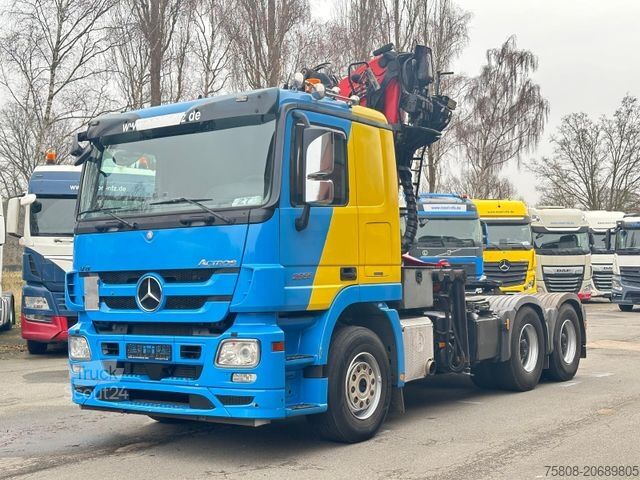 Standartinis vilkikas MERCEDES-BENZ Actros 2655 6x4 Kran Palfinger Epsilon 260Z
