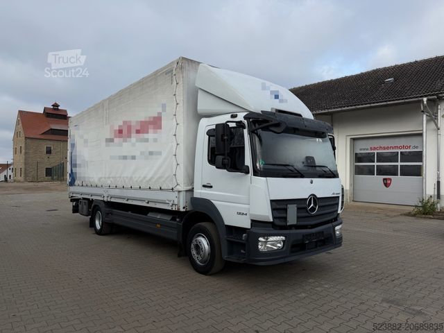 Camion plateau avec bâche MERCEDES-BENZ Atego 1224L 6-Zylinder*Bordwände*LBW*7,2m