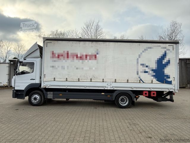 Camion plateau avec bâche MERCEDES-BENZ Atego 1224L 6-Zylinder*Bordwände*LBW*7,2m