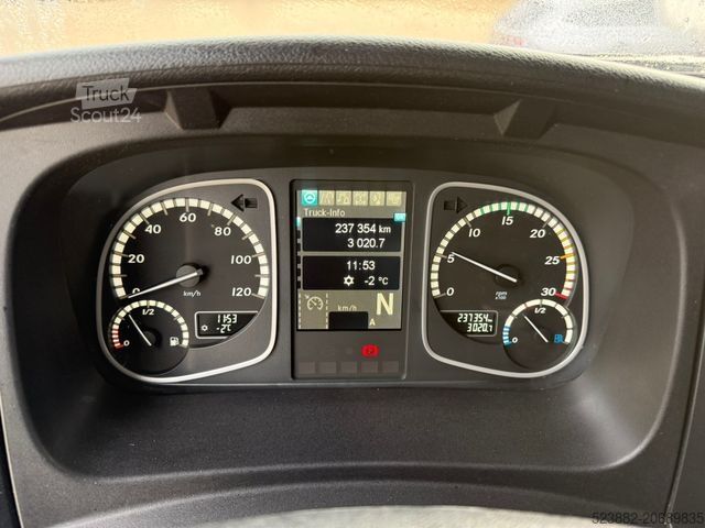 Camion plateau avec bâche MERCEDES-BENZ Atego 1224L 6-Zylinder*Bordwände*LBW*7,2m