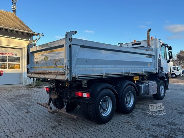 Tipper truck RENAULT C520 6x4*Bordmatik*Meiller*Blatt*Klima*TOP