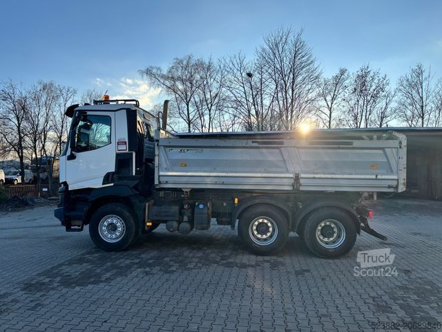 Tipper truck RENAULT C520 6x4*Bordmatik*Meiller*Blatt*Klima*TOP