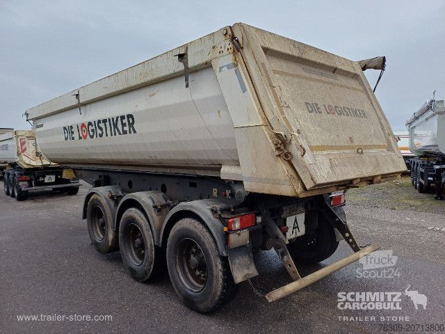 Tipper semitrailer Meiller Kipper Stahlrundmulde 26m³