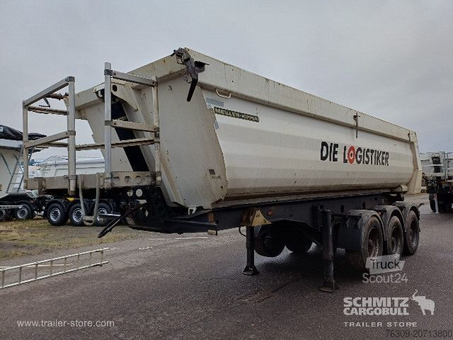 Tipper semitrailer Meiller Kipper Stahlrundmulde 26m³