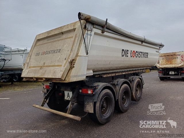 Tipper semitrailer Meiller Kipper Stahlrundmulde 26m³