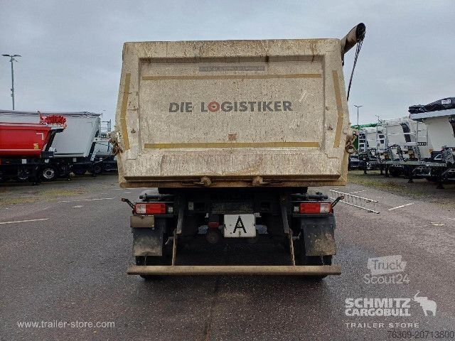 Tipper semitrailer Meiller Kipper Stahlrundmulde 26m³