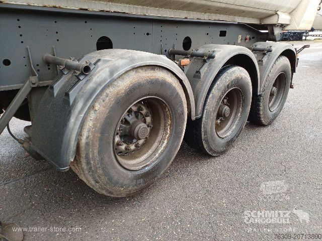 Tipper semitrailer Meiller Kipper Stahlrundmulde 26m³