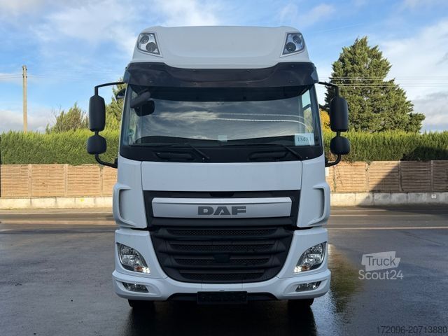 Flatbed truck with tarp DAF CF 400FA Pritsche/Plane, Edscha,Retarder, Lbw