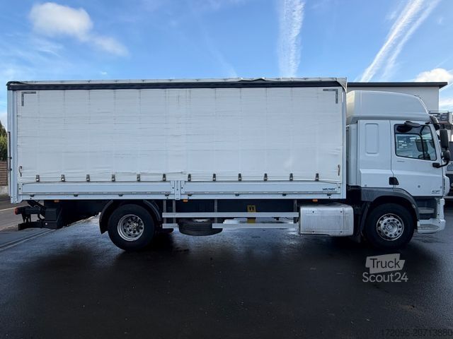 Flatbed truck with tarp DAF CF 400FA Pritsche/Plane, Edscha,Retarder, Lbw