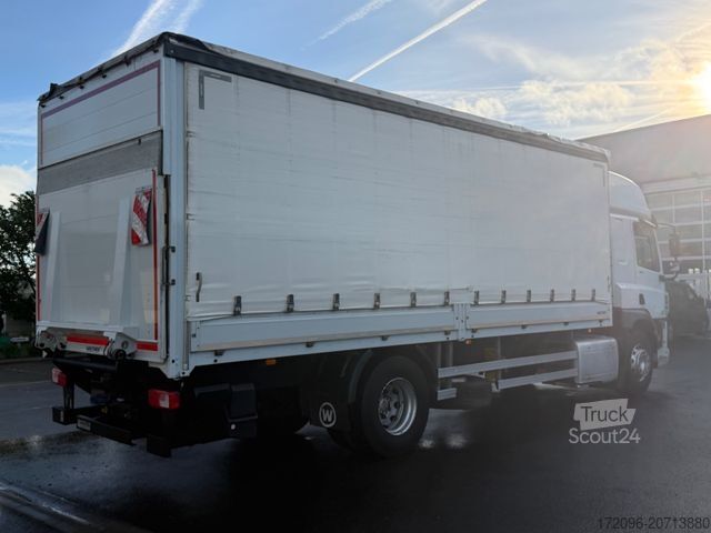 Flatbed truck with tarp DAF CF 400FA Pritsche/Plane, Edscha,Retarder, Lbw