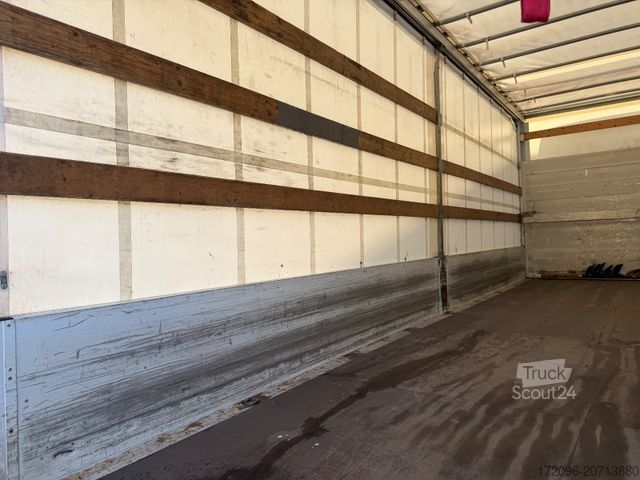 Flatbed truck with tarp DAF CF 400FA Pritsche/Plane, Edscha,Retarder, Lbw